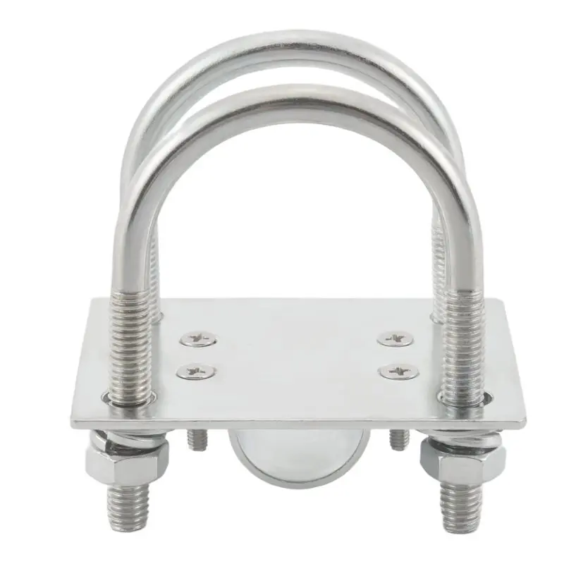 A7THK-Antenna Mast Clamp Bracket With U-Bolts Anti-Rust Clamp Panel Pipe Mounting Hardware For Outdoor Lora Antenna Helium