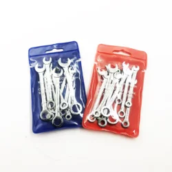 20-Piece Mini Wrench Set, Metric and SAE Mini Combination Wrench Set