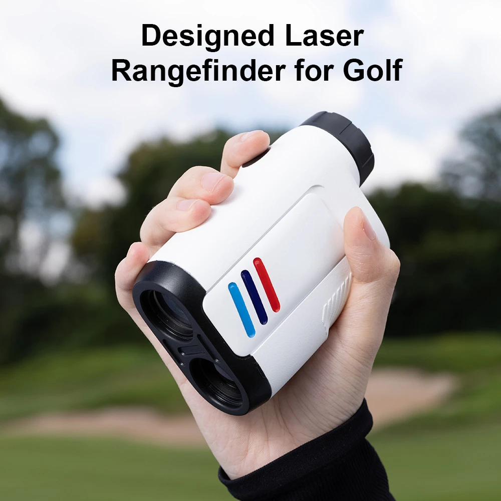 Mileseey PF2E 600M Laser Outdoor Sports Rangefinder Golf Rangefinder With Flag-Lock Speed Distance Meter Slope Adjusted