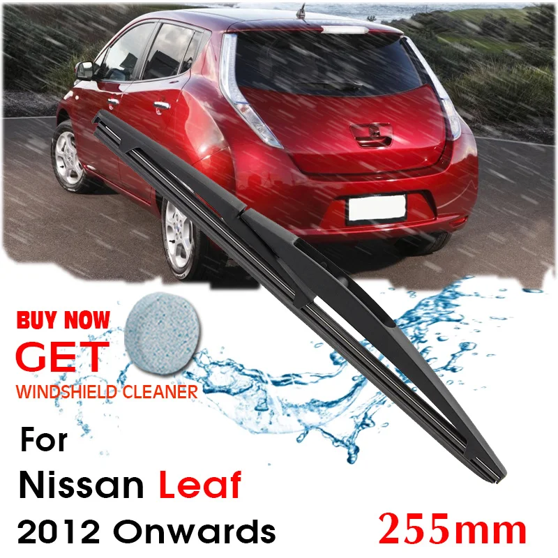 

Car Wiper Blade Rear Back Window Windscreen Windshield Wipers For Nissan Leaf Hatchback 255 mm 2012 Onwards Auto Accessories