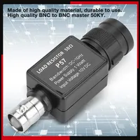BNC Adapter BNC Connector P57 50ohm Black BNC to BNC Female 50KY Q9 Adapter Connector Accessories BNC Female Adapter Adapter