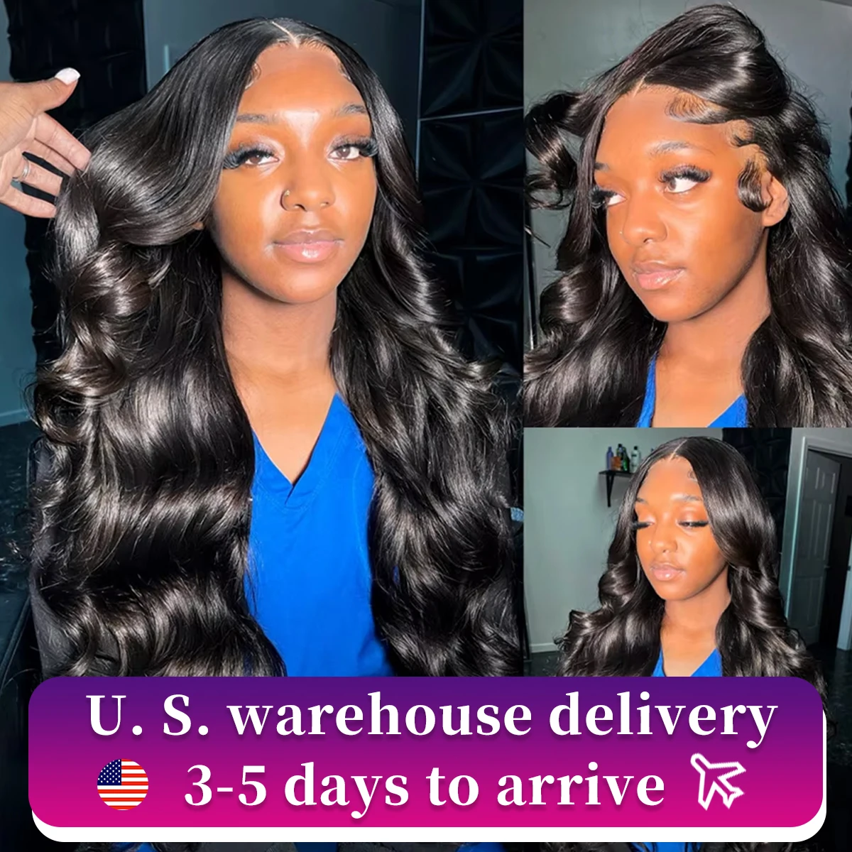 13x6 Lace Front Human Hair Wigs Brazilian Body Wave Lace Front Wig 13x4 HD Lace Frontal Wigs For Women Human Hair Closure Wig