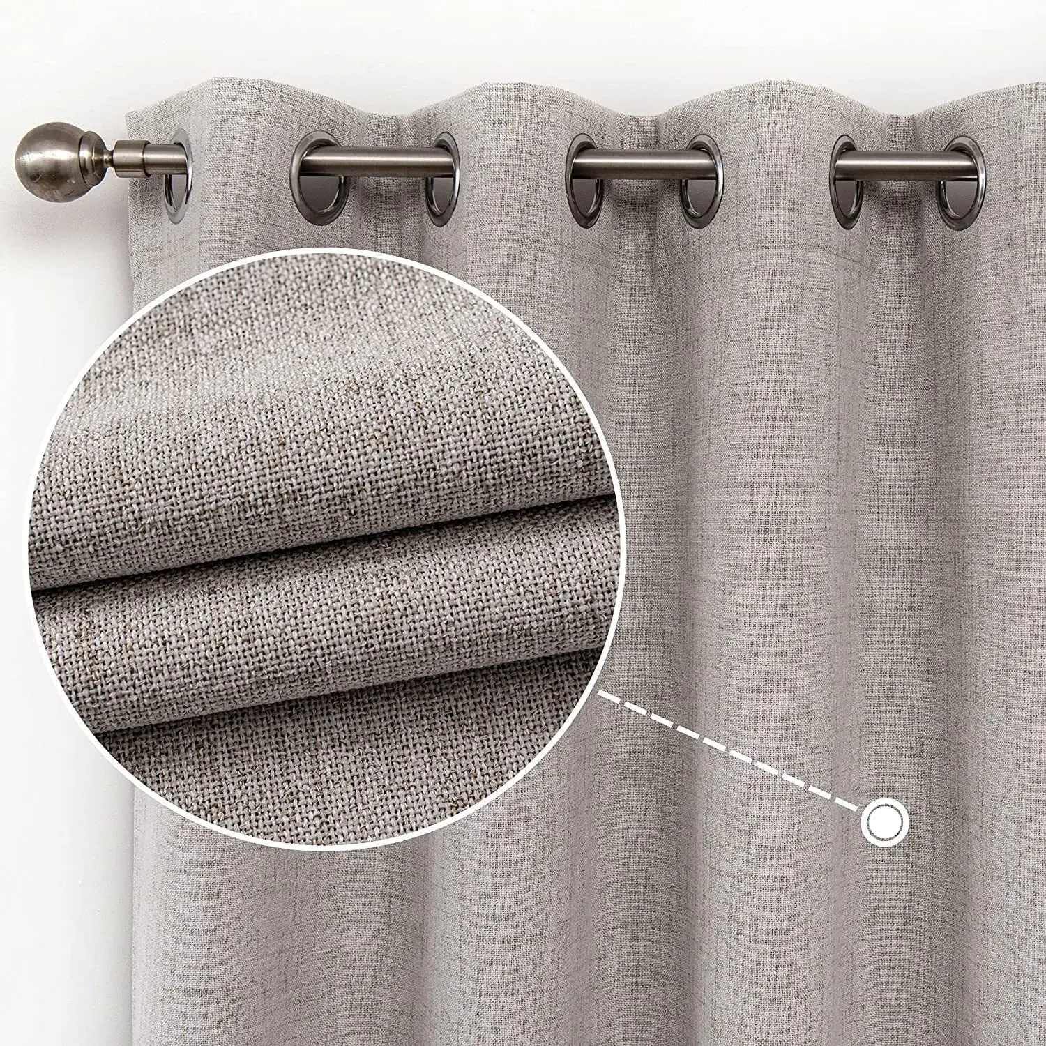 Full blackout bedroom curtain sunshade cloth high density fabric customizable style and color