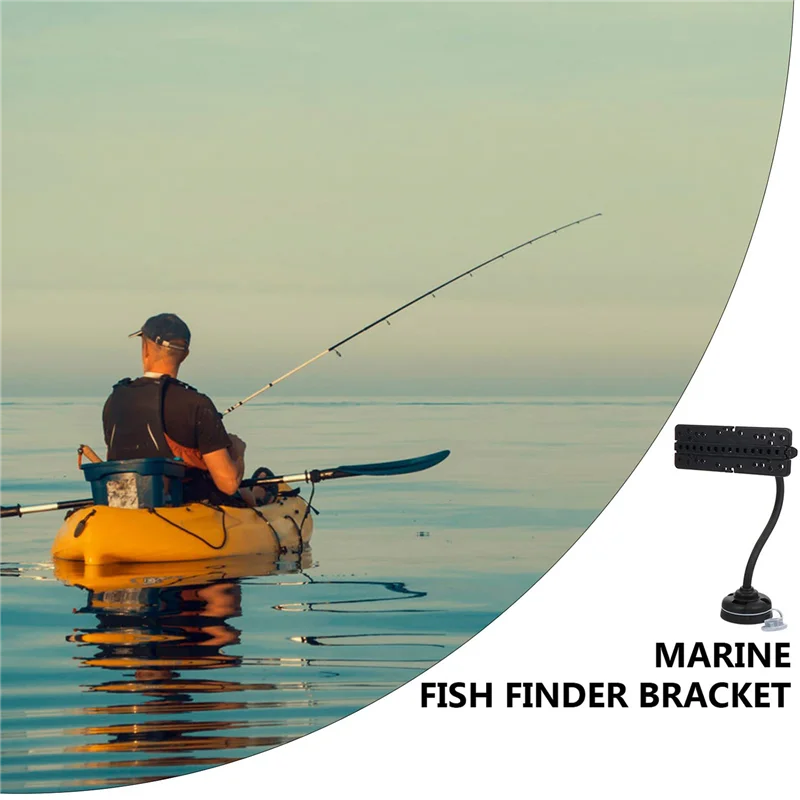 

2525+ Fishing Finder Mount Boat Holder Bracket Kayak Navigation Electronics Platform Mounting Finders Rotatable Stand
