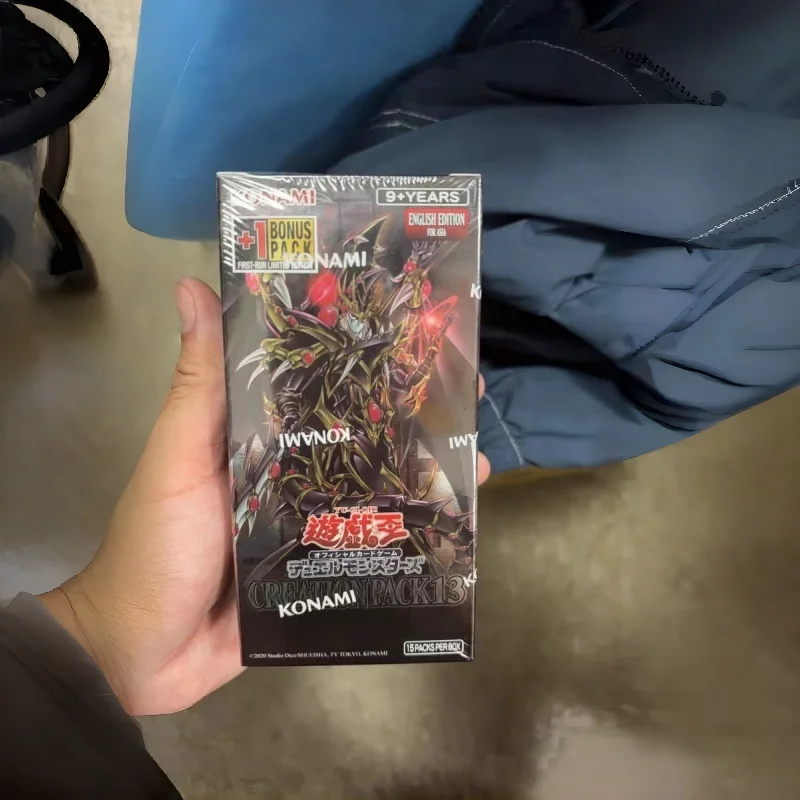 Yu-Gi-Oh Creation Pack 13 Asian English Booster Box Cr13-Ae Red-Eyes Dark Dragoon Sealed Trading Card Game Collection Gifts