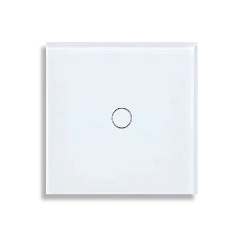 

AS60-EU 1Gang 2-позиционный двойной сенсорный переключатель из закаленного стекла, лестничный переключатель, сенсорные переключатели для спальни, нет необходимости WI-FI