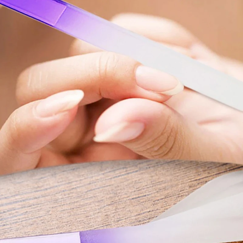 1 шт. пилки для ногтей, пилка для ногтей из хрустального стекла, шлифовальный стержень, двусторонняя пилка для маникюра, инструменты для шлифовки ногтей