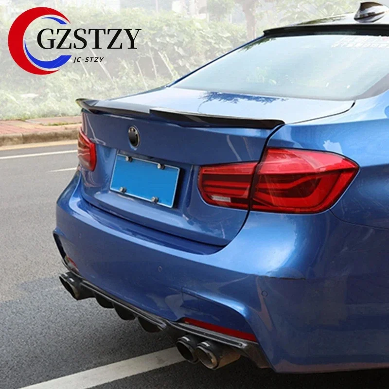 For BMW F30 3 Series F80 F35 2012 2013 2014 2015 2016 2017 2018 ABS Tail Trunk Wing Decoration M4 Style color Rear Lip Spoiler