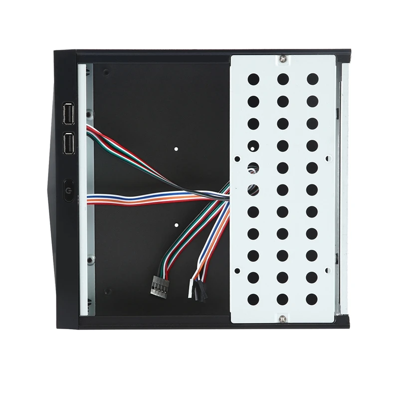 Настольный блок питания для игр, HTPC, хост, офиса, дома, 2,0, USB Mini ITX с радиатором и отверстием для компьютера