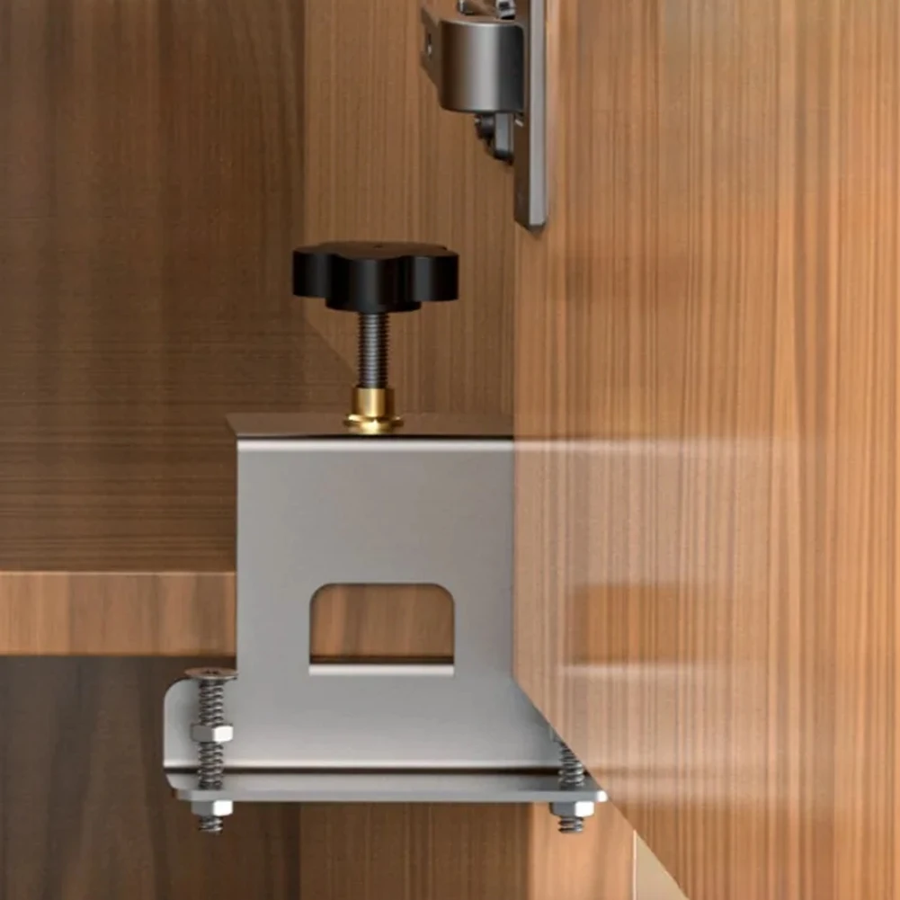 AFOURT-Schranktür-Paneel-Montagevorrichtung, Multifunktionale Paneel-Positionierungs- und Befestigungsklemme, Holzplatten-Griff-Installations- und Bohrpositionierer – Detail 4