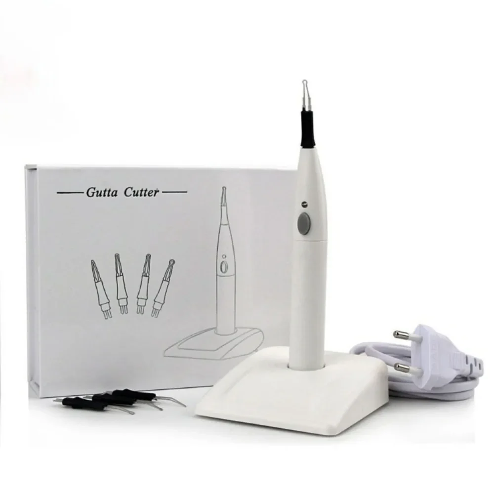Kabelloser Endo-Guttapercha-Schneider für die Zahnmedizin + 4 Heizspitzen – Dental-Labor-Guttapercha-Löser für Mundhygiene