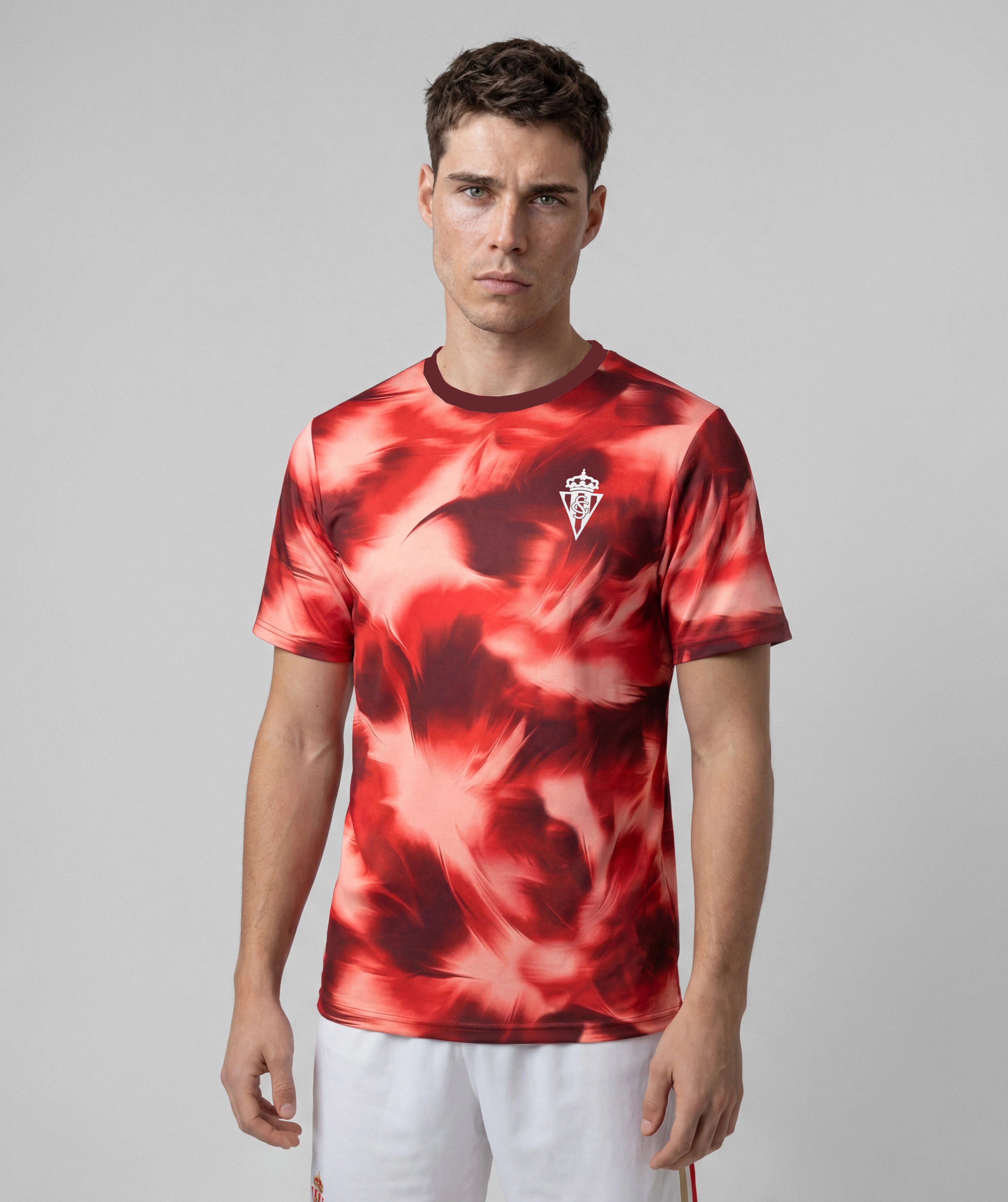 2026 Spanish Royal Matador Pre Match Warm Up Training Short Sleeved T-shirt, 3D Printed Casual Breathable Family and Child Wear