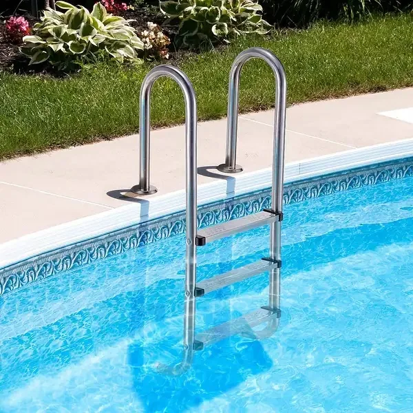 

High Quality Anti-Slip 304 Stainless Steel Swimming Pool Ladder 2 Step With Anchor Type