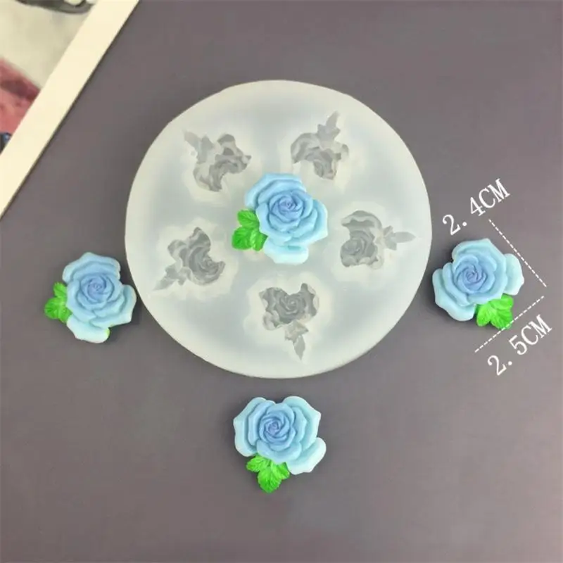 قالب خبز سيليكون متعدد الأزهار من أجل الحرف اليدوية المصنوعة من صابون حلوى الشوكولاتة، مادة غير سامة مقاومة للحرارة وقابلة #3