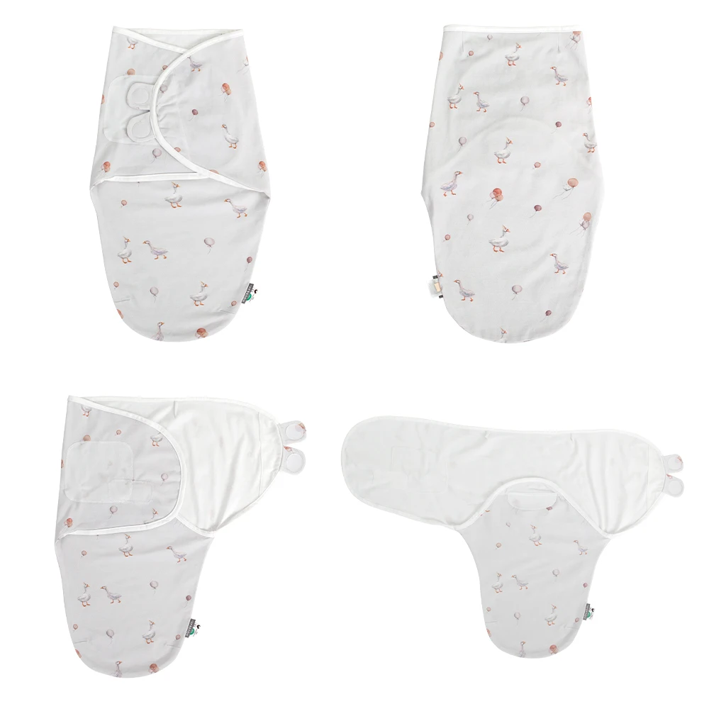 Sacco Nanna Estivo per Neonati 0-6 Mesi, Sottile e Morbido, 100% Cotone, Confortevole, Fascia Avvolgente Anti-Spavento per Neonati