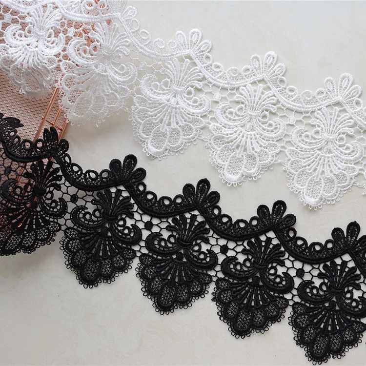 3yards/ Lot  Water Soluble Lace Fabric Lace Wedding Dress Accessories Lace Trim 13cm RS1181