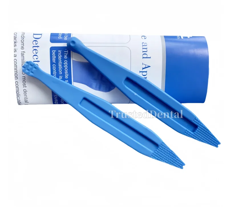 

Dental Teeth Fracture Detector Damage Explorer Tooth Cleft Crack Detector Probe Locating Seater Plastic
