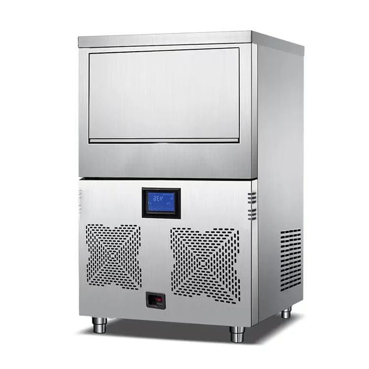 Flake Ice Machine Snow Making Instant Freezer With Ice Cube Maker