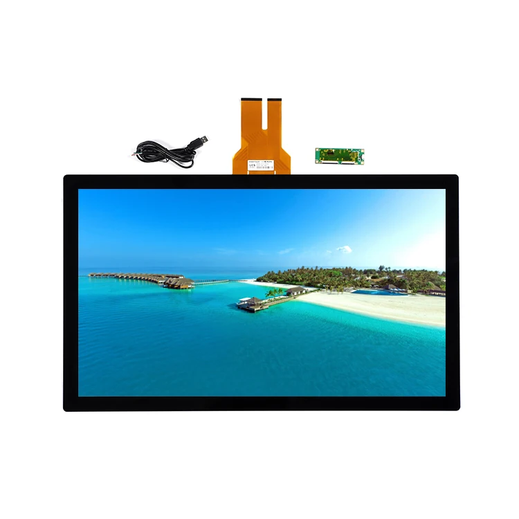 Pannello touch screen capacitivo protetto da 43 pollici Pcap Touch screen in vetro multi touch screen