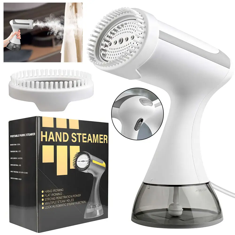 Garment Steamer 1100W Handheld Steam Hanging Iron Touch Screen Control 30 Seconds Fast Preheat 300ml Portable Home Small Fabric Clothes Steamer
