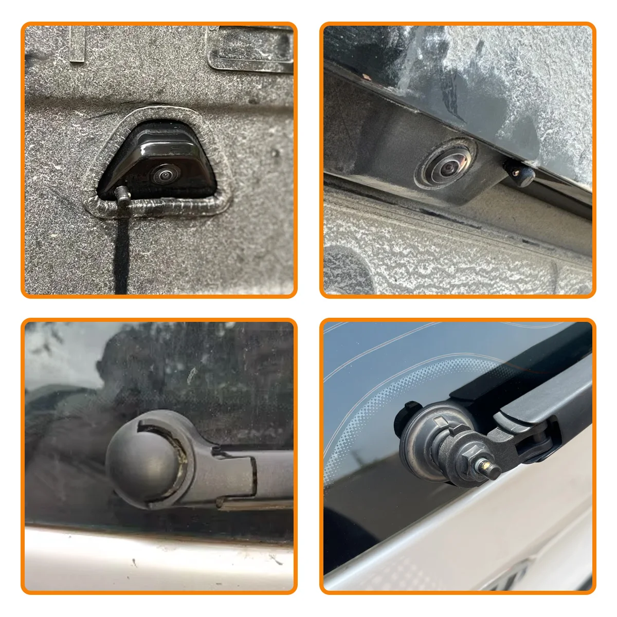 1 Stück Auto-Heckscheibenwischerdüse geeignet für Mini R50 R53 BMW E87 Honda Civic Mercedes-Benz W169, 3B9955985A, Auto-Zubehör – Detail 6