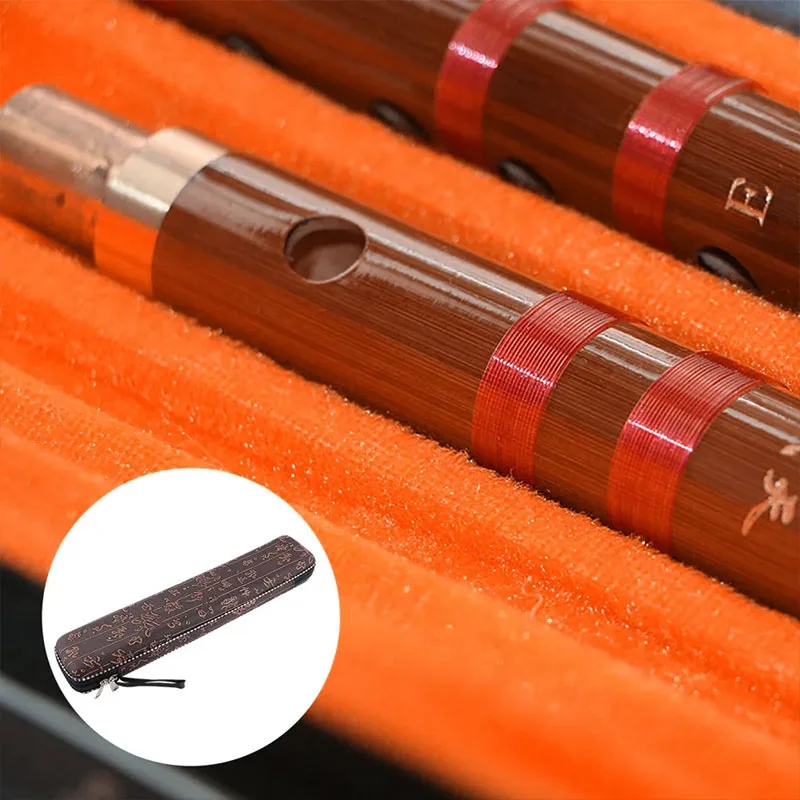 Flute Cover Bamboo Flute Box Instrument Storage Case Shockproof Child School Flute Case Resistant Portable Instrument Flute Case