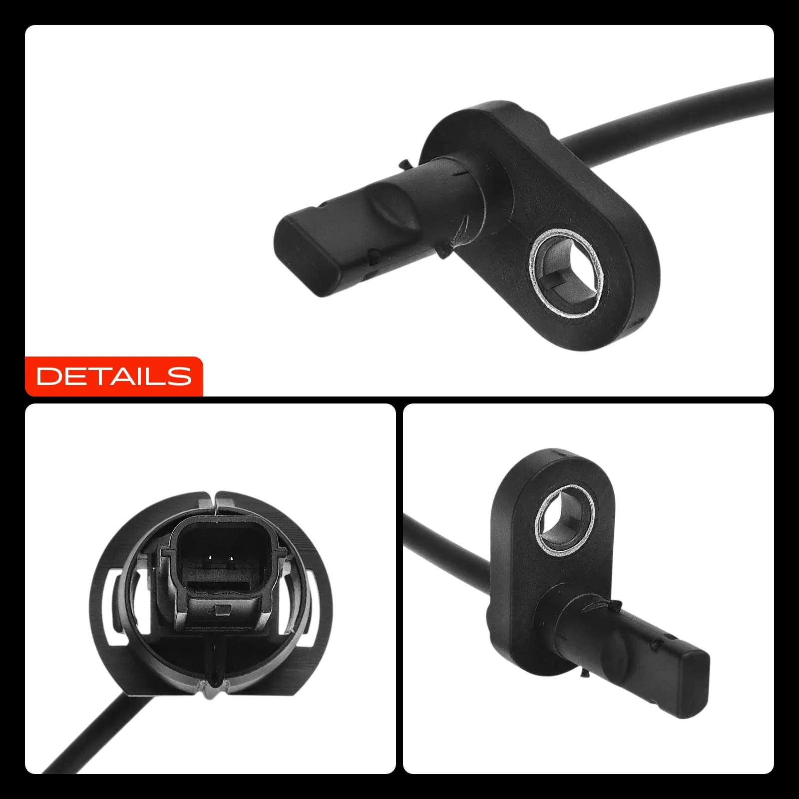 A-Premium Front Driver Side ABS Wheel Speed Sensor for Honda Fit 2009-2013 Insight 2010-2014 CR-Z 2011-2015 7