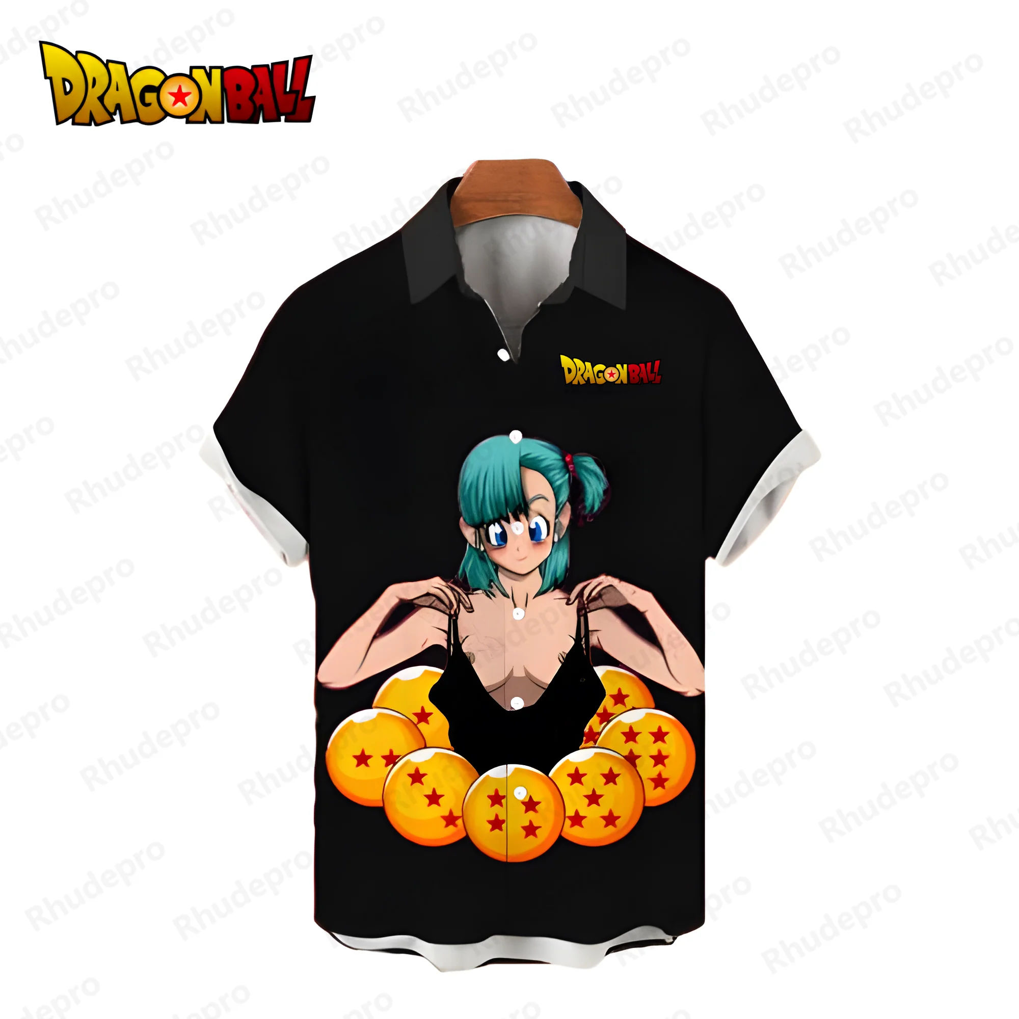 Dragon Ball Z Vegeta Men's Shirts Super Saiya 2024 Cool Beach Style Summer High Quality Luxury Men's Shirt Fashion Harajuku