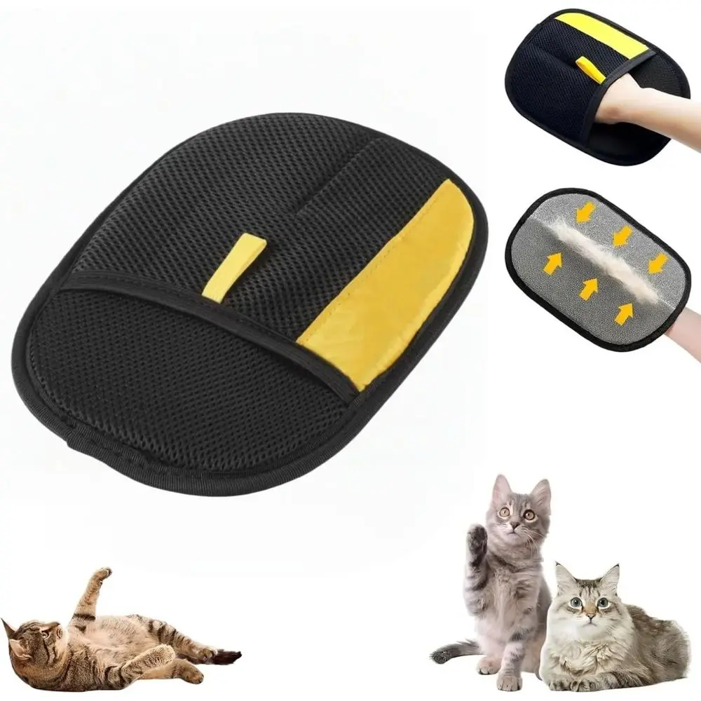 

Pet Hair Removal Gloves for Furniture, Clothes, and Car Seats - Reusable & Washable