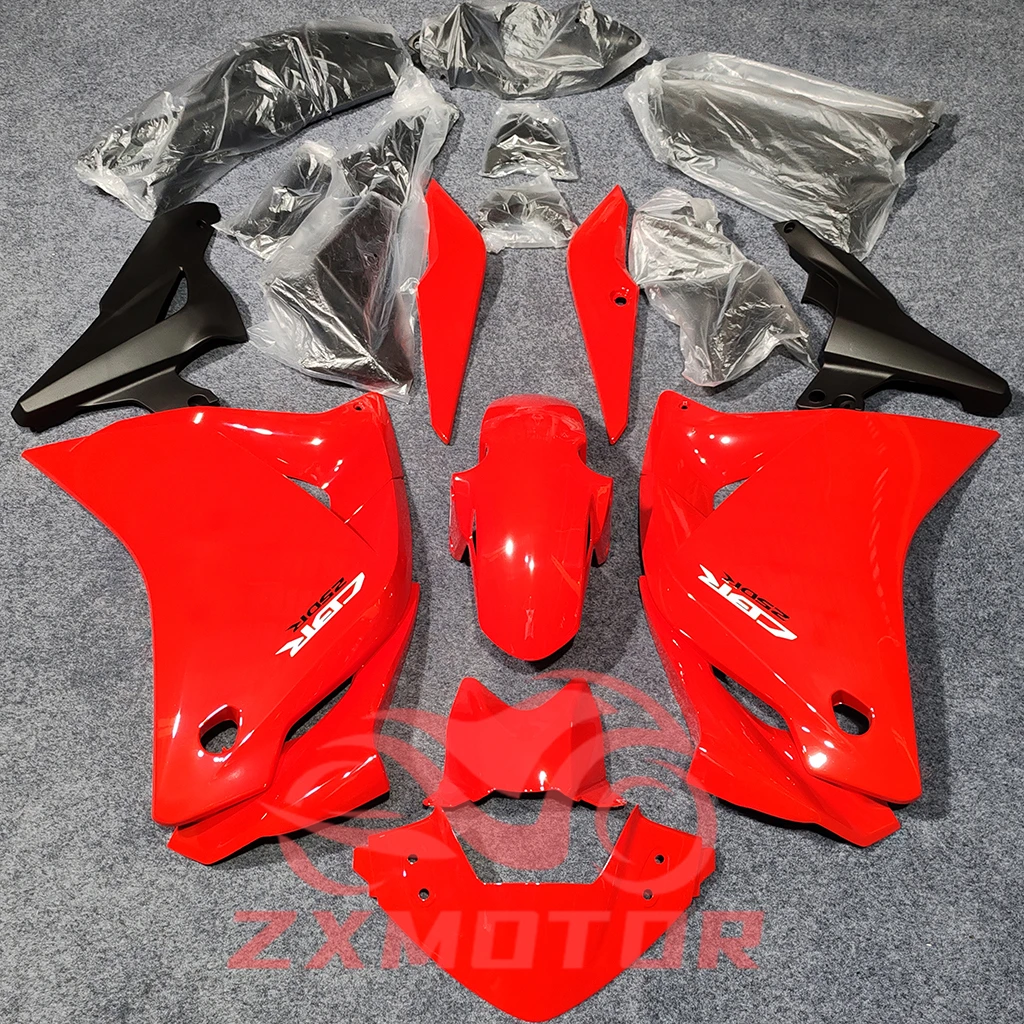 Red CBR250RR 2011 2012 2013 2014 2015 2016 Fairings for HONDA CBR 250RR Motorcycle ABS Fairing Body Parts Kit Customizable  MON