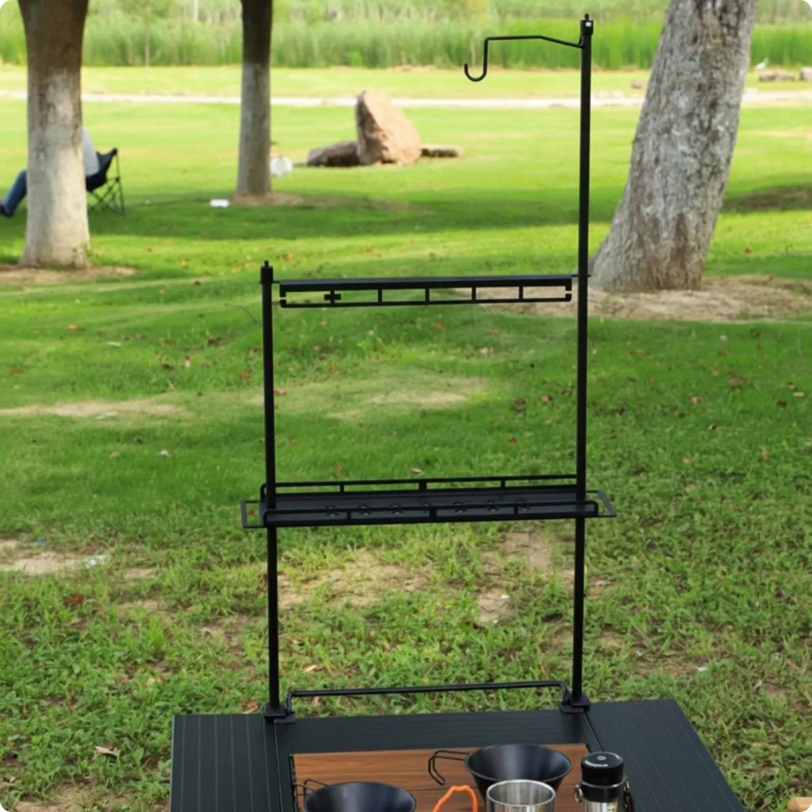 camping-table-rack-hanging-hook-lamp-pole-rack-foldable-lamp-pole-long-lasting-outdoor-gear-wear-resistant-for-picnic