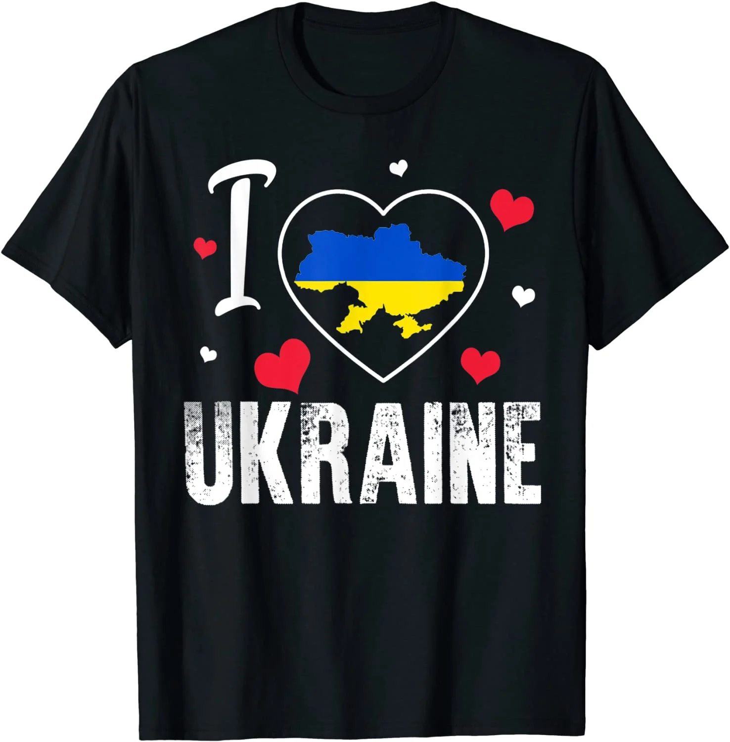 May Live in USA Story Began in Ukraine Flag T-Shirt