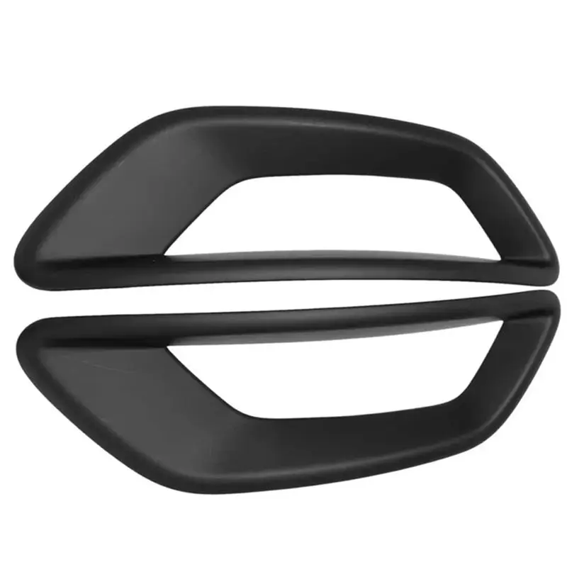 

1 Pair Car Styling Front Fog Light Cover Frame Rear Light Cover Black Decoration Accessories For Great Wall Cannon GWM Poer Ute