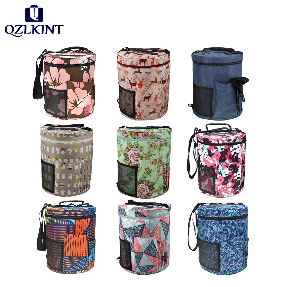 12 Styles Yarn Storage Knitting Bag Large Yarn Knitting Tote Bag For Crochet Hooks and Knitting Needles Yarn Balls