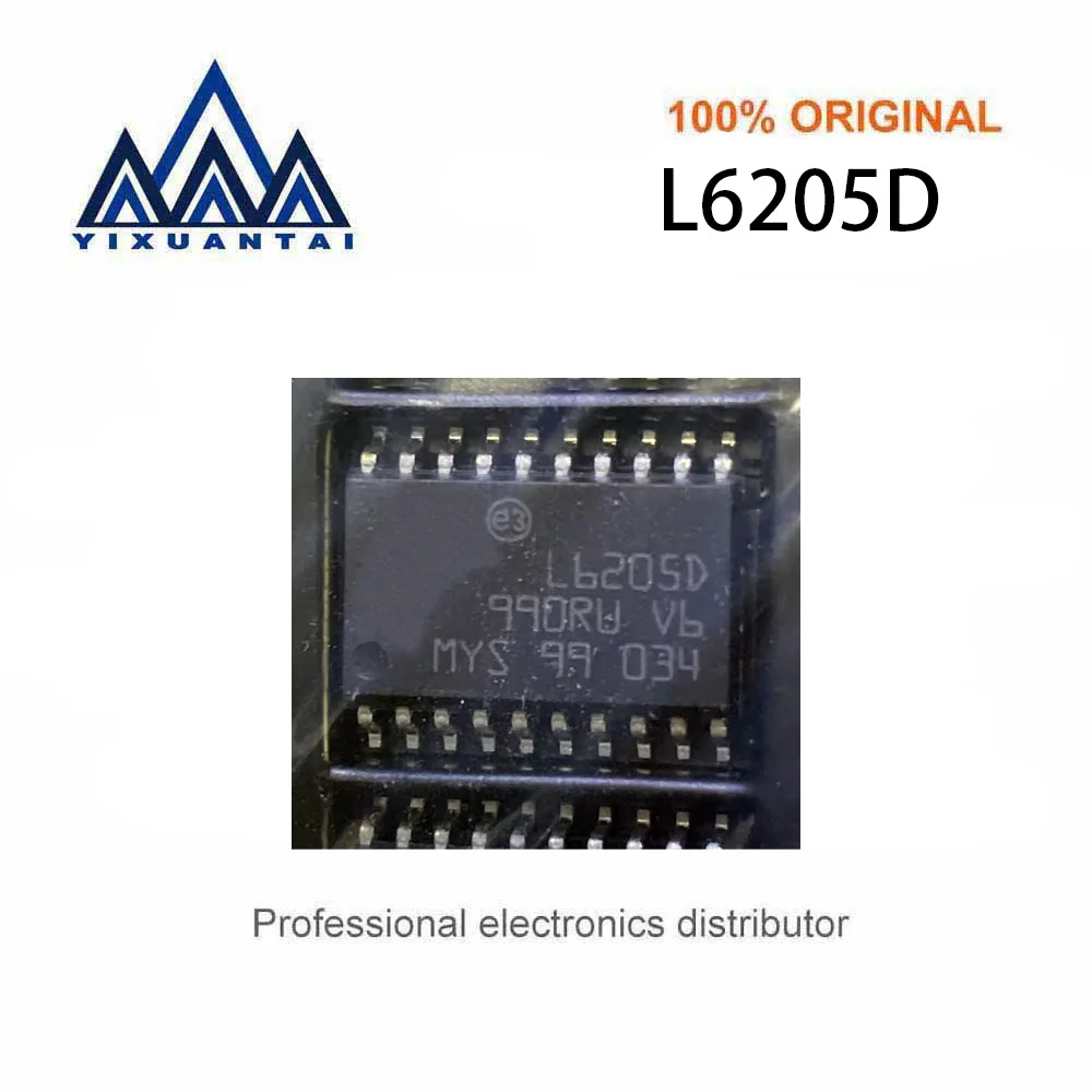 10pcs/Lot  L6205D  L6205D013TR 【IC MTR DRVR BIPOLAR 8-52V 20SOIC】New and Original