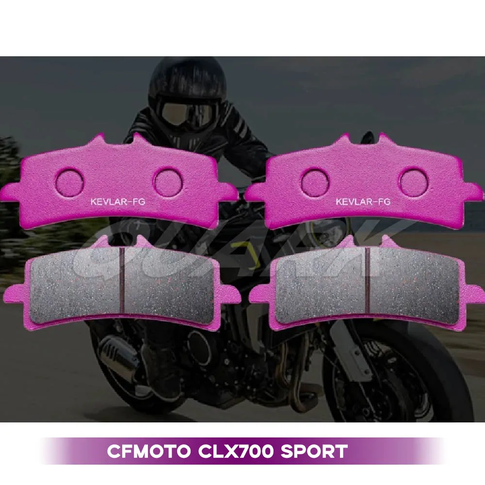Brake Pads FOR CFMOTO CLX700 700CLX CLX Heritage sport Brake Disc Leather Accessories Disc brake Ceramic brake disc
