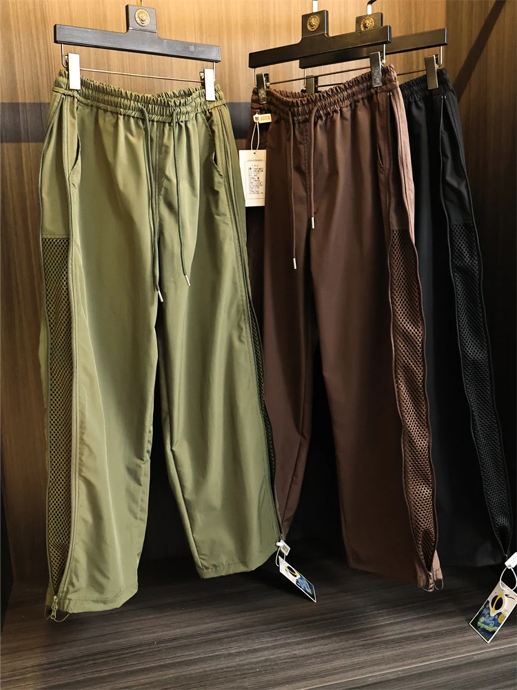 

Мужские спортивные повседневные брюки с прямыми штанинами в стиле ретро, уличная горная серия, ветрозащитные водонепроницаемые весенние морские городские брюки...