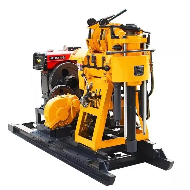 Geological Exploration Sample Core Drilling Rig Hydraulic Portable Underground Borehole Water Well Drilling Machine 200m Deep