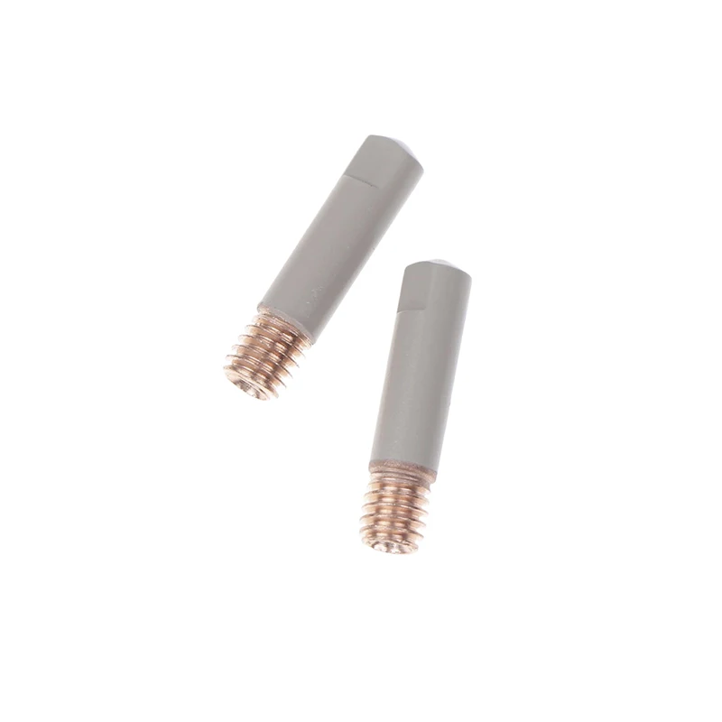 2Pcs/Set 15AK Welding Contact Tips New Coating Protect 25mm M6 Gas Nozzle Tip 0.8mm-1mm MIG Welding Torche Welding Tool Parts