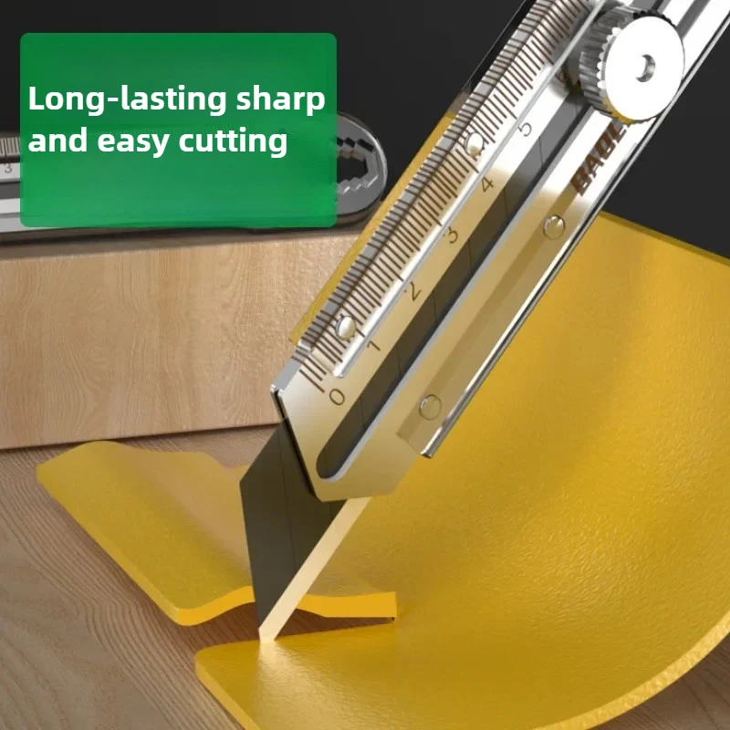 قاطع صندوق من الفولاذ المقاوم للصدأ عالي التحمل احترافي مع شفرات متعددة الأغراض لقطع مشاريع صياغة يدوية