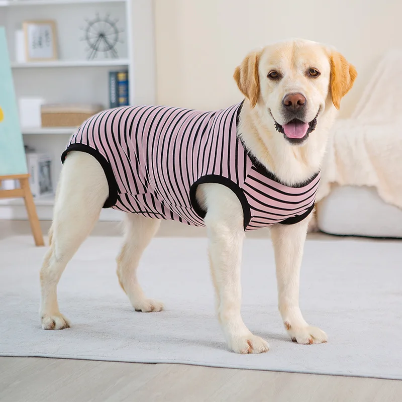 Dog Recovery Suit with Belly Protector, Post-Op & Weaning Nursing Vest for Small, Medium & Large Breeds, Poodle Pet Clothes
