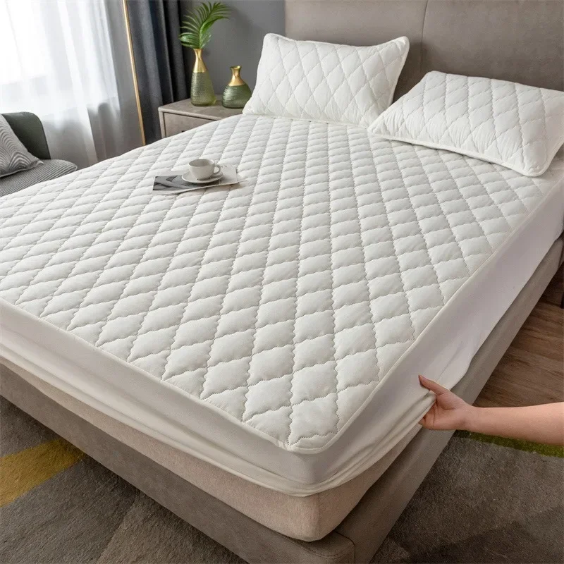 Waterproof Thickened Single-piece Quilted Fitted Sheet, Diaper Sheet, Simmons Mattress Protector, Anti-slip Dust Cover