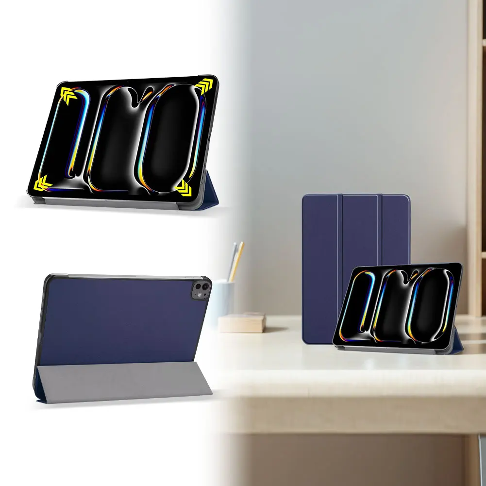 

Тонкий чехол-подставка с функцией автоматического включения/выключения, магнитный чехол с полной защитой, магнитное крепление для iPad Pro 13 дюймов (2024)