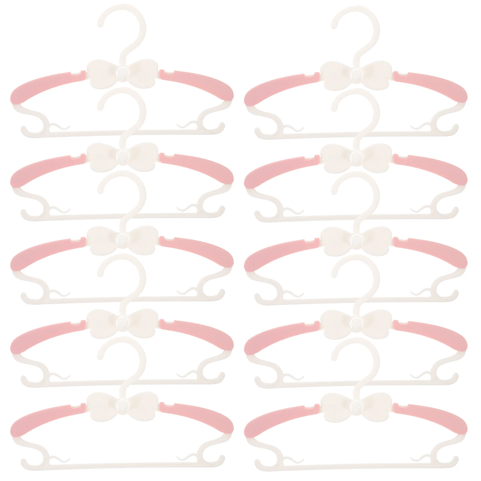 

10pcs Children'S Plastic Kids Clothes Telescopic Baby Smooth Surface Safe For Kids Toddler Hangers Closet Rack Coatracks Pp