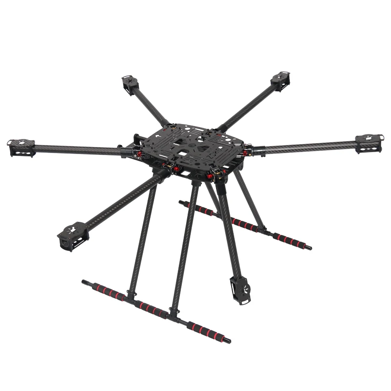 RCTOSKY ZD850 Full Carbon Fiber ZD 850 Frame Kit with Unflodable Landing Gear Foldable Arm for FPV DIY Aircraft Hexacopter