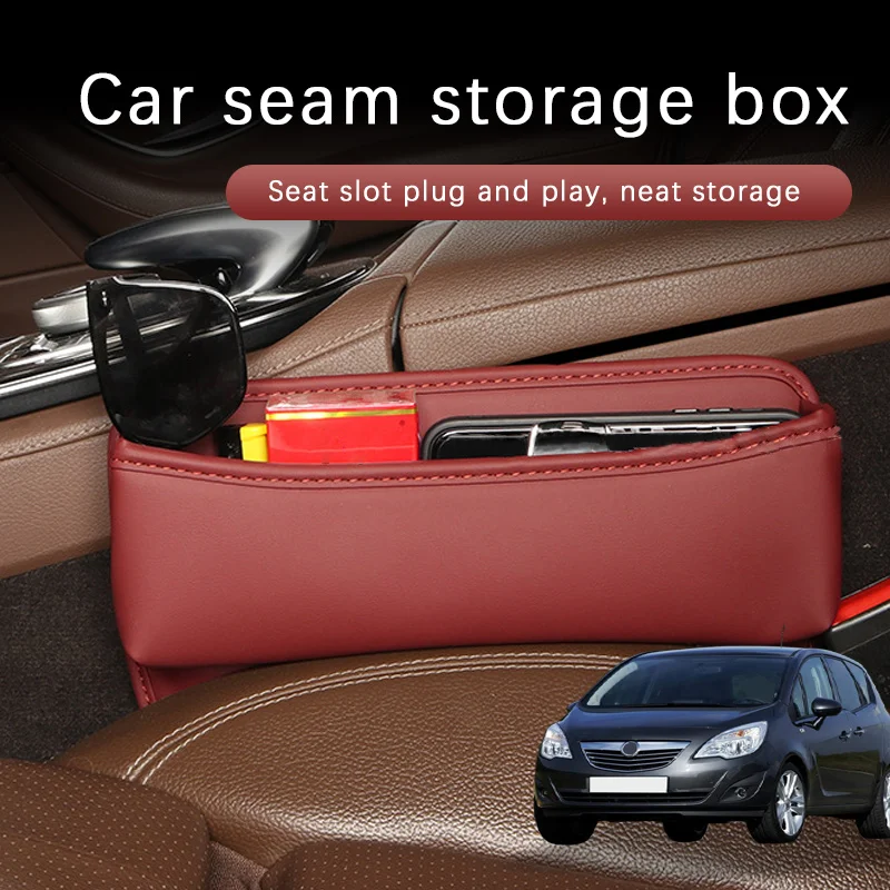 Car Seat Gap Side Organizer Multifunctional Console Gap Filler Side Storage Bin Car Interior Storage Bag For Opel Meriva