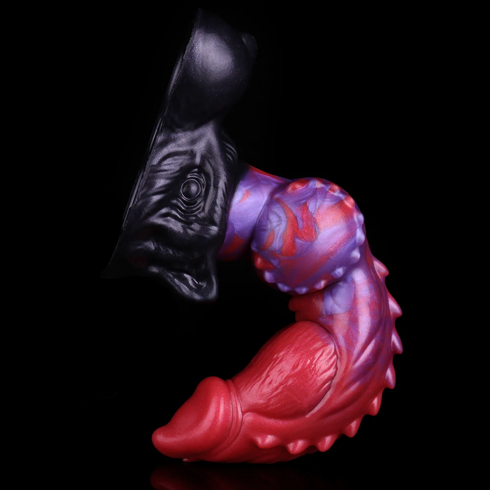 NNSX Fantasy Wolf Dildo Anal Sex Toys For Men Women Silicone Dog Knot Penis Large Anal Plug Prostate Massage Adult Sex Toys 5