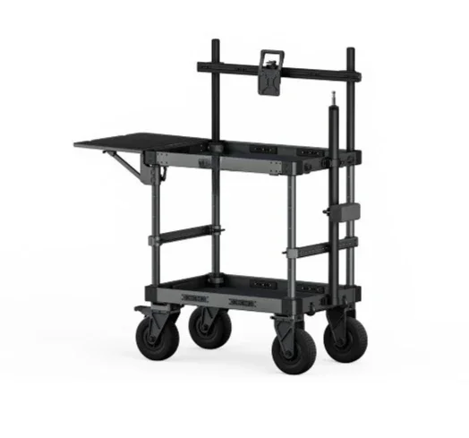 Film and television director car professional monitor, crew car studio shelves