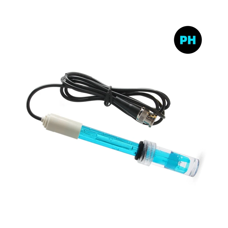 1 PCS PH Electrode Sensor Probe Factory Industry Laboratory Pool Water As Shown Plastic PH Probe BNC Connector