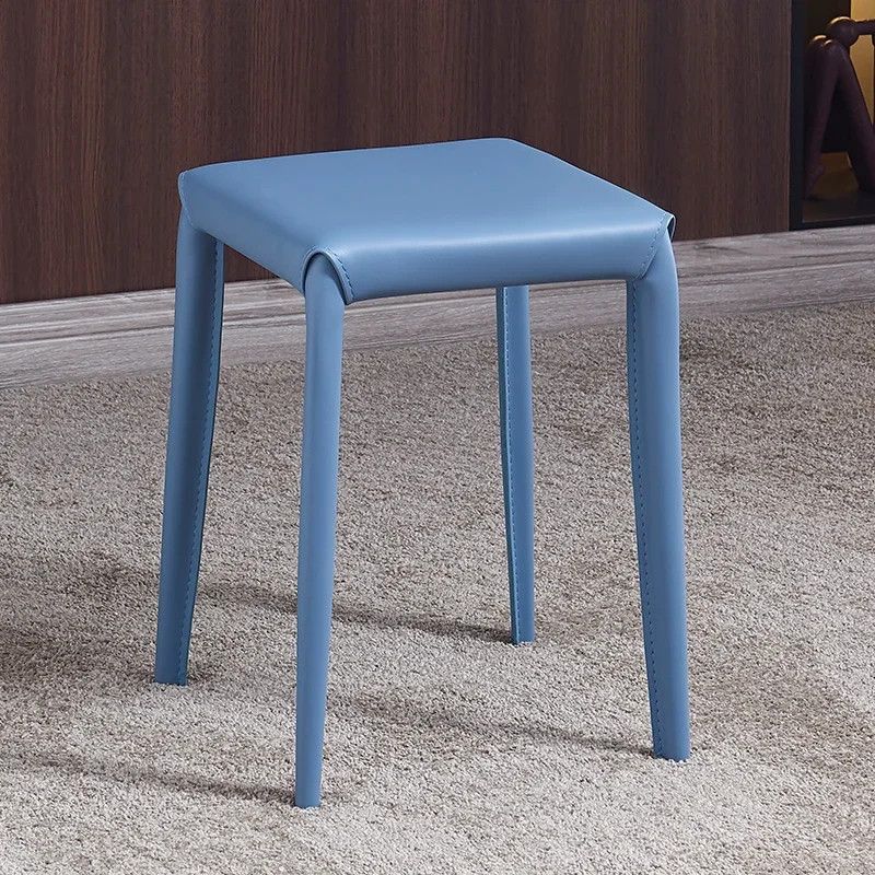 

Auxiliary Chair Portable Folding Stool Home Wood Telescopic Dining Room Chairs Tabouret Design Round Living Beach Iron Furniture